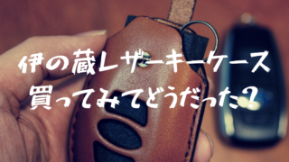 買わなきゃよかった?伊の蔵レザースマートキーケース購入徹底レビュー