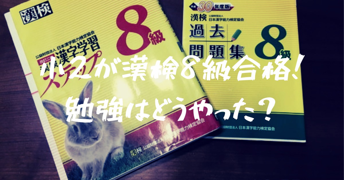 小2の娘が漢検8級を受験 ほぼ満点で合格した勉強法やおすすめテキストとは フォレナビ 18新型フォレスター情報ブログ